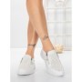 Pantofi Casual Dama din piele naturala CS07 WHITE | FRANCO GERARDO