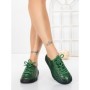 Pantofi Casual Dama din piele naturala 98088 GREEN | FORMAZIONE