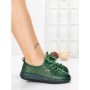 Pantofi Casual Dama din piele naturala 98088 GREEN | FORMAZIONE