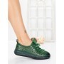 Pantofi Casual Dama din piele naturala 98088 GREEN | FORMAZIONE