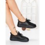 Pantofi Casual Dama din piele naturala 98088 BLACK | FORMAZIONE