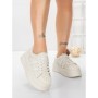Pantofi Sport Dama din piele naturala P58023 WHITE | BERLINER