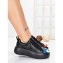 Pantofi Casual Dama din piele naturala 88135 BLACK | FRANCO GERARDO