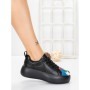 Pantofi Casual Dama din piele naturala 88135 BLACK | FRANCO GERARDO