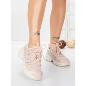 Pantofi Sport Dama din piele naturala 2382-1 PINK | FRANCO GERARDO