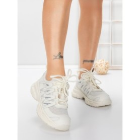 Pantofi Sport Dama din piele naturala 2382-1 WHITE | FRANCO GERARDO
