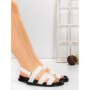 Sandale Dama cu Talpa Joasa 5PT30 ALL WHITE | MEI