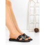 Papuci Dama cu Talpa Joasa 5PT20 BLACK | MEI