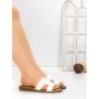 Papuci Dama cu Talpa Joasa 5PT20 WHITE | MEI