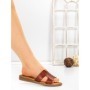 Papuci Dama cu Talpa Joasa 5PT20 BROWN | MEI
