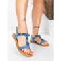 Sandale Dama cu Talpa Joasa 5WH70 BLUE | MEI