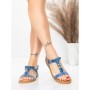 Sandale Dama cu Talpa Joasa 5WH70 BLUE | MEI