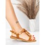 Sandale Dama cu Talpa Joasa 5WH70 CAMEL | MEI