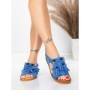 Sandale Dama cu Talpa Joasa 5WH71 BLUE | MEI