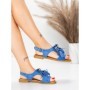 Sandale Dama cu Talpa Joasa 5WH71 BLUE | MEI