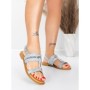 Sandale Dama cu Talpa Joasa 5WH72 LIGHT BLUE | MEI