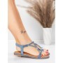 Sandale Dama cu Talpa Joasa 5WH73 BLUE | MEI