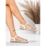 Sandale Dama cu Talpa Joasa 5WH75 WHITE | MEI
