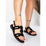 Sandale Dama cu Talpa Joasa 5WH76 BLACK | MEI