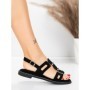 Sandale Dama cu Talpa Joasa 5WH76 BLACK | MEI
