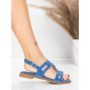 Sandale Dama cu Talpa Joasa 5WH76 BLUE | MEI