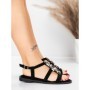 Sandale Dama cu Talpa Joasa 5WH77 BLACK | MEI