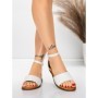 Sandale Dama cu Talpa Joasa 5PT22 WHITE | MEI