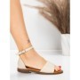 Sandale Dama cu Talpa Joasa 5PT22 BEIGE | MEI
