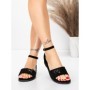 Sandale Dama cu Talpa Joasa 5PT28 BLACK | MEI