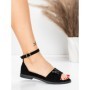 Sandale Dama cu Talpa Joasa 5PT28 BLACK | MEI