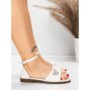 Sandale Dama cu Talpa Joasa 5PT28 WHITE | MEI