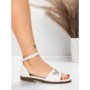 Sandale Dama cu Talpa Joasa 5PT28 WHITE | MEI