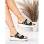 Papuci Dama cu Platforma 5GS35 BLACK | MEI