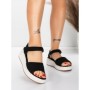 Sandale Dama cu Platforma 5GS36 BLACK | MEI
