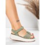 Sandale Dama cu Platforma 5GS36 GREEN | MEI