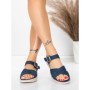 Sandale Dama cu Talpa Joasa 5GS37 BLUE | MEI