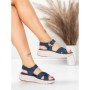 Sandale Dama cu Talpa Joasa 5GS37 BLUE | MEI