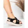 Sandale Dama cu Platforma 5GS38 BLACK | MEI