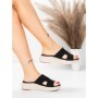 Papuci Dama cu Talpa Joasa 5GS39 BLACK | MEI
