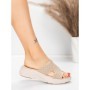 Papuci Dama cu Talpa Joasa 5GS39 BEIGE | MEI