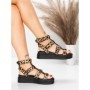 Sandale Dama cu Platforma 5GS57 LEOPARD | MEI