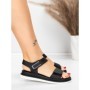 Sandale Dama cu Talpa Joasa 5GS58 BLACK | MEI