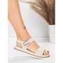 Sandale Dama cu Talpa Joasa 5GS58 BEIGE | MEI