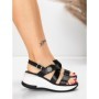 Sandale Dama cu Platforma 5GS60 BLACK | MEI