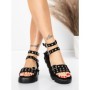 Sandale Dama cu Platforma 5HXS75 BLACK | MEI