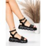 Sandale Dama cu Platforma 5HXS75 BLACK | MEI