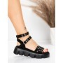 Sandale Dama cu Platforma 5HXS75 BLACK | MEI