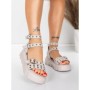 Sandale Dama cu Platforma 5HXS75 PINK | MEI