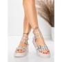 Sandale Dama cu Platforma 5HXS75 PINK | MEI