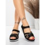 Sandale Dama cu Platforma 5GS59 BLACK | MEI